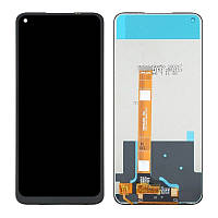 Дисплей realme 7 5g/a53 5g/a73 5g в зборі з сенсором black original prc