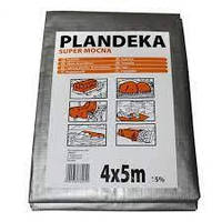 Тенти поліпропіленові. 160 г\м2. "Plandeka Super Mocna". Польща. Сірі. З люверсами по периметру