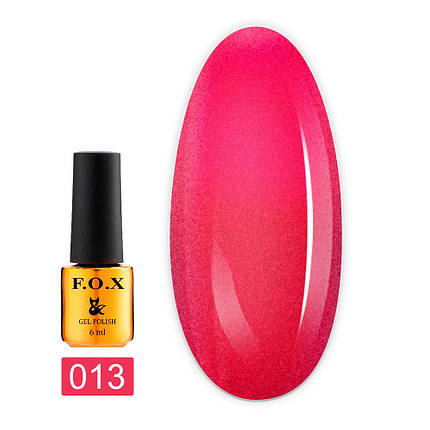 Гель-лак F.O.X gel-polish gold Thermo 013 6 мл, фото 1