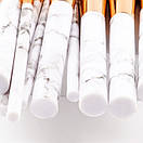 Набір пензлів (мармур) 9 штук, фото 4