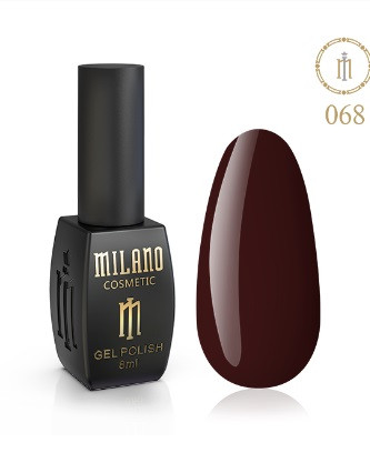 ГЕЛЬ ЛАК MILANO 8 МЛ № 068 гелевий лак для манікюру для LED лампи красивий манікюр