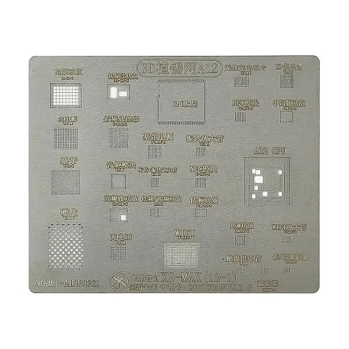 3D Трафарет BGA A12- 1 для iPhone XS Max, фото 1