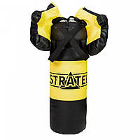 Боксерский набор Желто-черный Strateg 2072ST Nia-mart