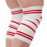 Еластичний бинт на коліно для присідань Zelart SB-167076 1 шт, фото 4