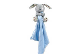 Іграшка-обіймашка "Кролик" блакитний, 36 см, на планш. 16*12см, ТМ Tulilo, Польща