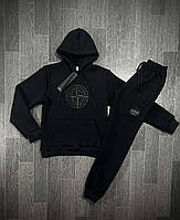 Підлітковий теплий спортивний костюм Stone Island - Дитячий теплий спортивний костюм на флісі ✨