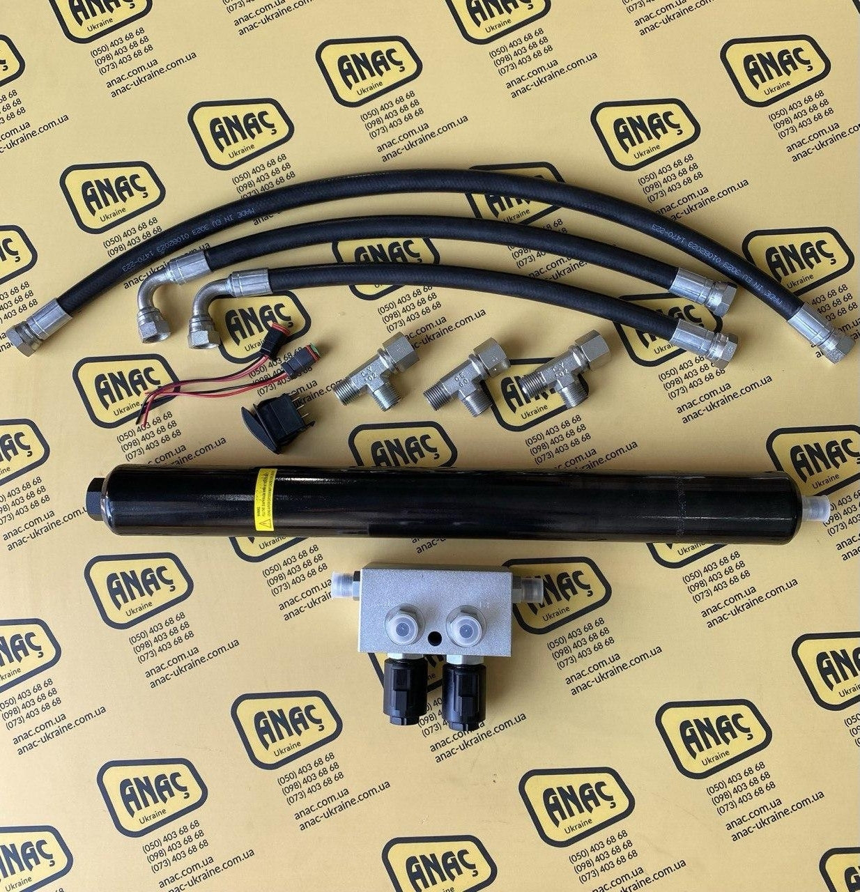 980/A6450 Комплект SRS (плавний хід переднього ковша - плаваючий ківш) на JCB 3CX, 4CX