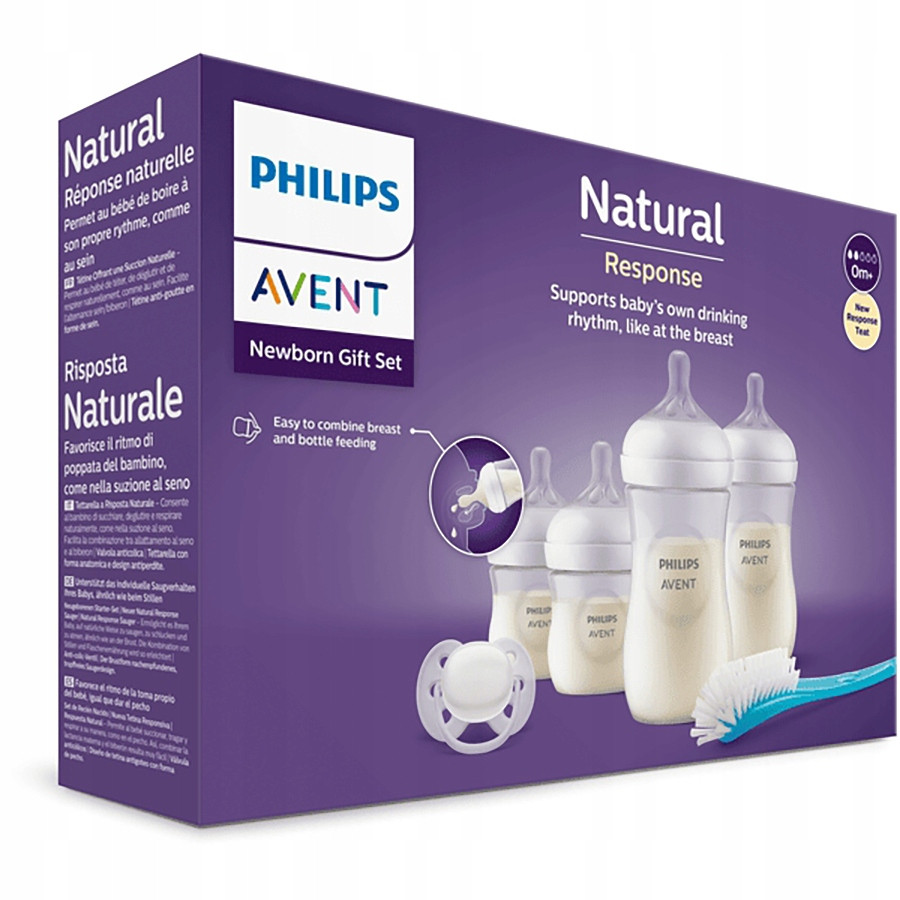 Набір для новонароджених набір пляшечок Philips AVENT Natural SCD838/11, фото 1