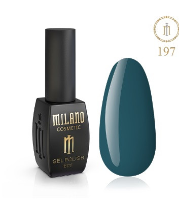 ГЕЛЬ ЛАК MILANO 8 МЛ № 197 гелевий лак для манікюру для LED лампи красивий манікюр