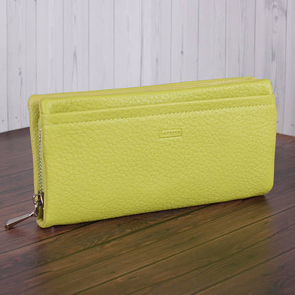 Гаманець C-8998-lime green Лаймовий, фото 1