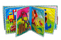 Развивающая книга для малышей Bambini текстильная Котенок Nia-mart