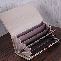 Гаманець C-3700A-apricot Кремовий, фото 5