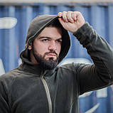 Кофта Gen4 з капюшоном Хакі FLIS, фото 9