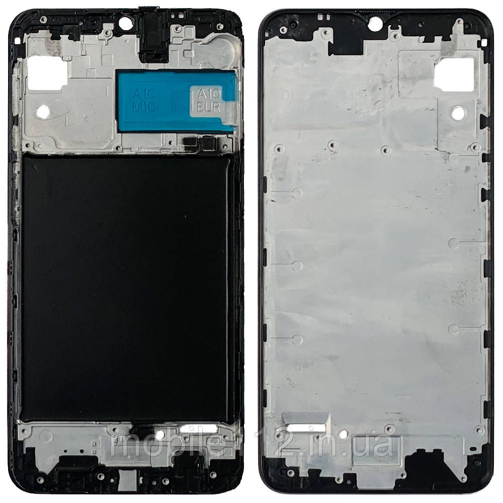 Рамка дисплея Samsung Galaxy A10 2019 A105F, Galaxy M10 M105F (чорна), фото 1
