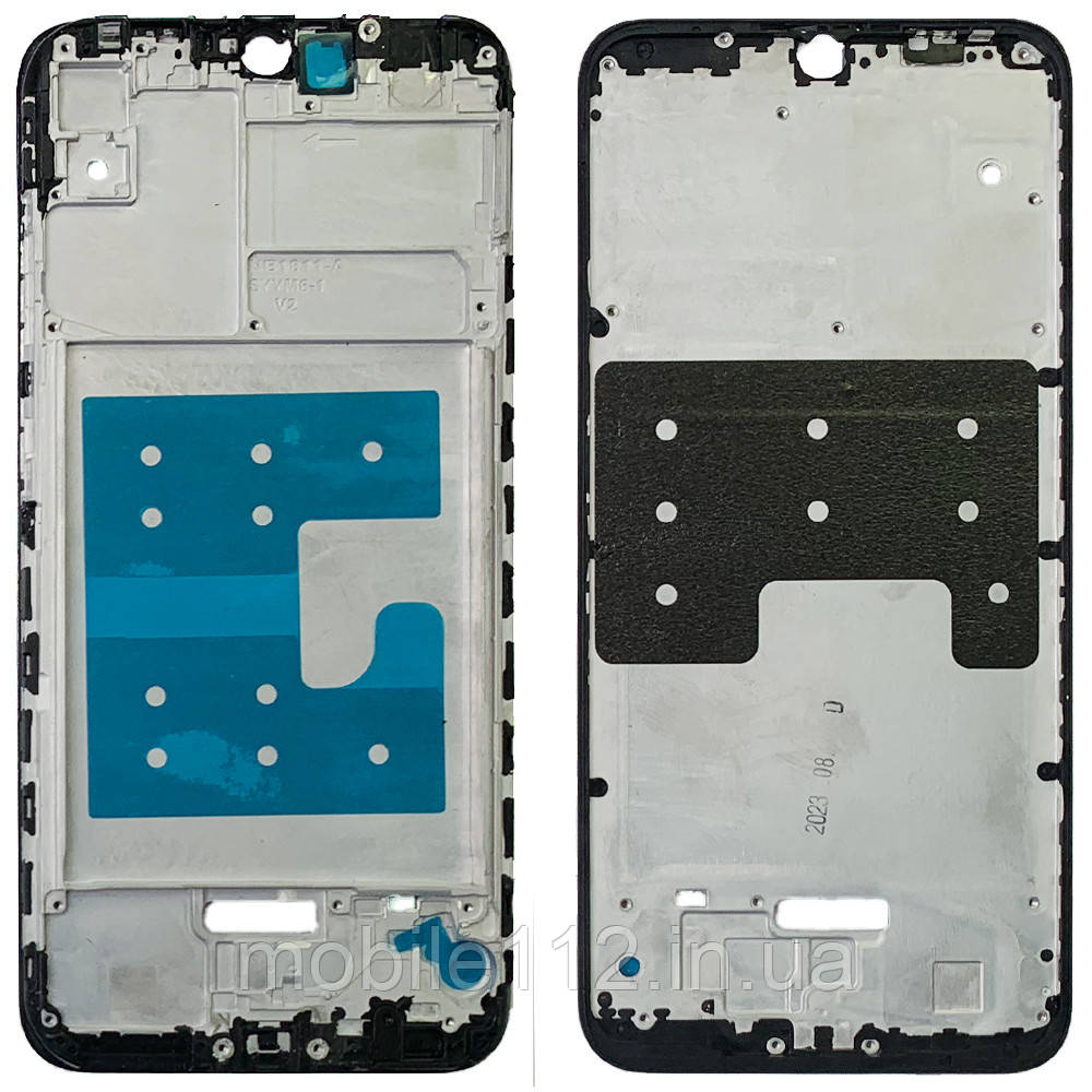 Рамка дисплея Huawei Y6 2019 MRD-LX1 Y6 Pro 2019, Honor 8A JAT-LX1 (чорна), фото 1