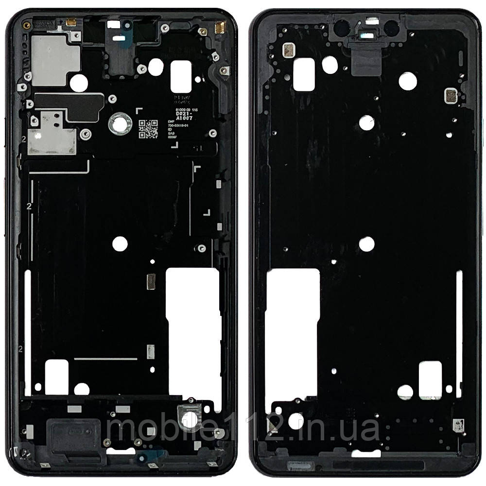 Рамка дисплея Google Pixel 3 XL (чорна оригінал Китай), фото 1