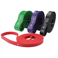 Резинові петлі для тренувань U-POWEX Power Band набір 4шт. (4,5-57kg) -UkMarket-