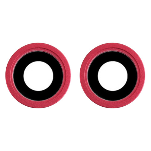 Скло камери iPhone 13/ iPhone 13 mini з рамкою red (комплект 2шт), фото 1