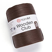 YarnArt WOODEN CLUB (Вуден клаб) № 1608 коричневий (Рафия)