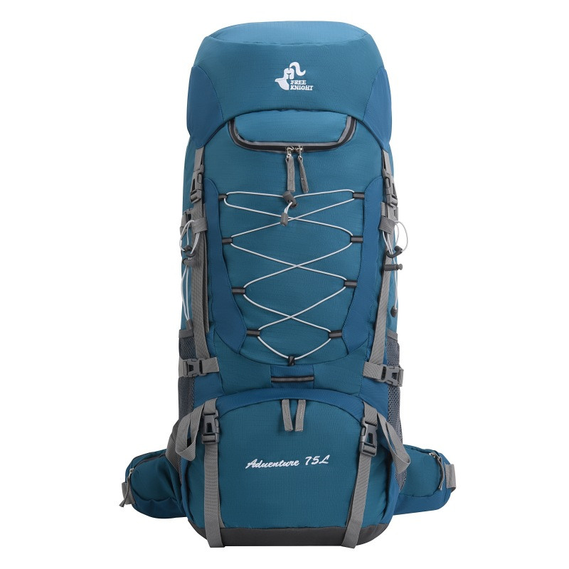 Рюкзак туристичний FREE KNIGHT Adventure Trekking, 75 літрів + дощовик на рюкзак, фото 1