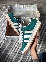 Женские кроссовки Adidas Campus 00s Dark Green Cloud White