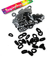 Набір резинок чорних 100 шт.