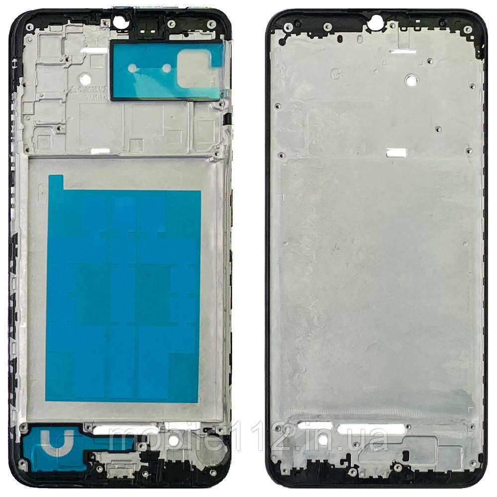 Рамка дисплея Samsung Galaxy A02s A025G (чорна), фото 1