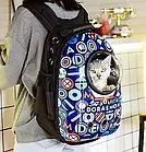 Рюкзак - переноска з ілюмінатором для кішок і собак, фото 6