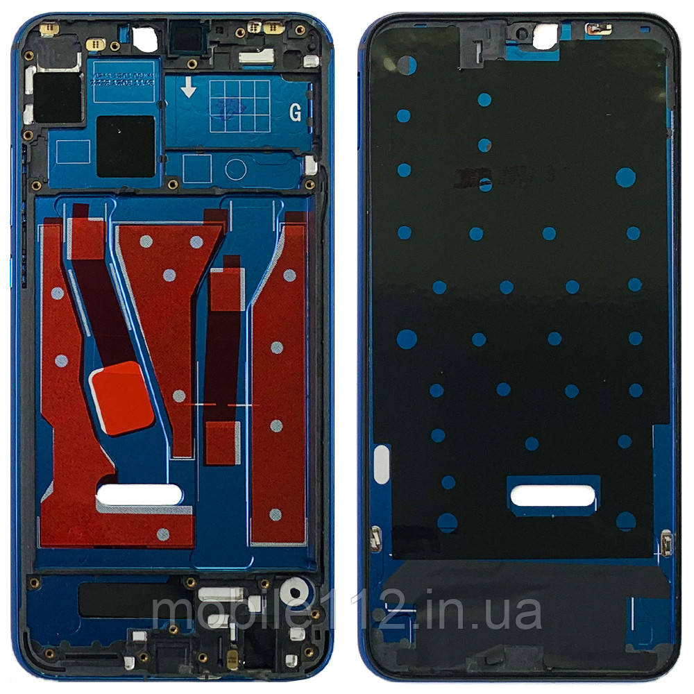 Рамка дисплея Huawei Honor 8X (синя), фото 1