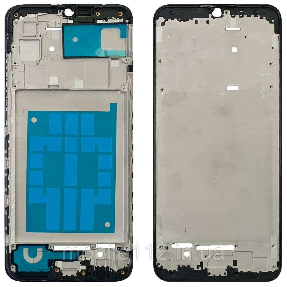 Рамка дисплея Samsung Galaxy A03 2021 чорна, фото 1