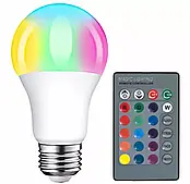 Пульт світлодіодної лампи rgb+w e27 9 W ZD7C