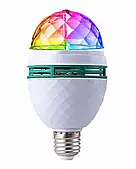 Диско rgb світлодіодна лампочка e27 ZD7F