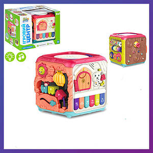 Розвивальна іграшка-сортер Limo toy FT 0029 AB піаніно барабан шестерні сортер рухомі деталі