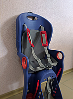 Велосипедное кресло детское TILLY T-831. Велокресло детское (синее)