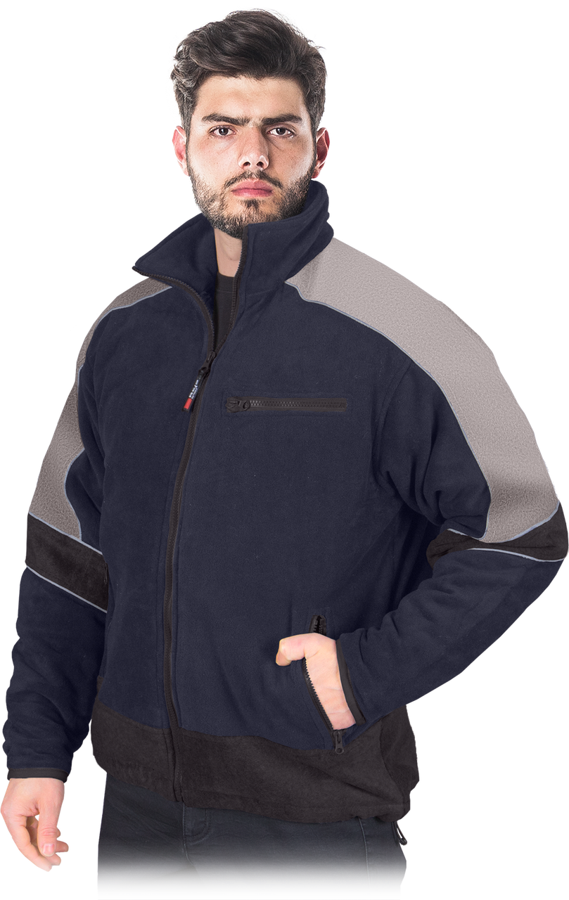 Куртка флісова REIS POL-POLAREX GBE темно-синьо-бежева, фото 1