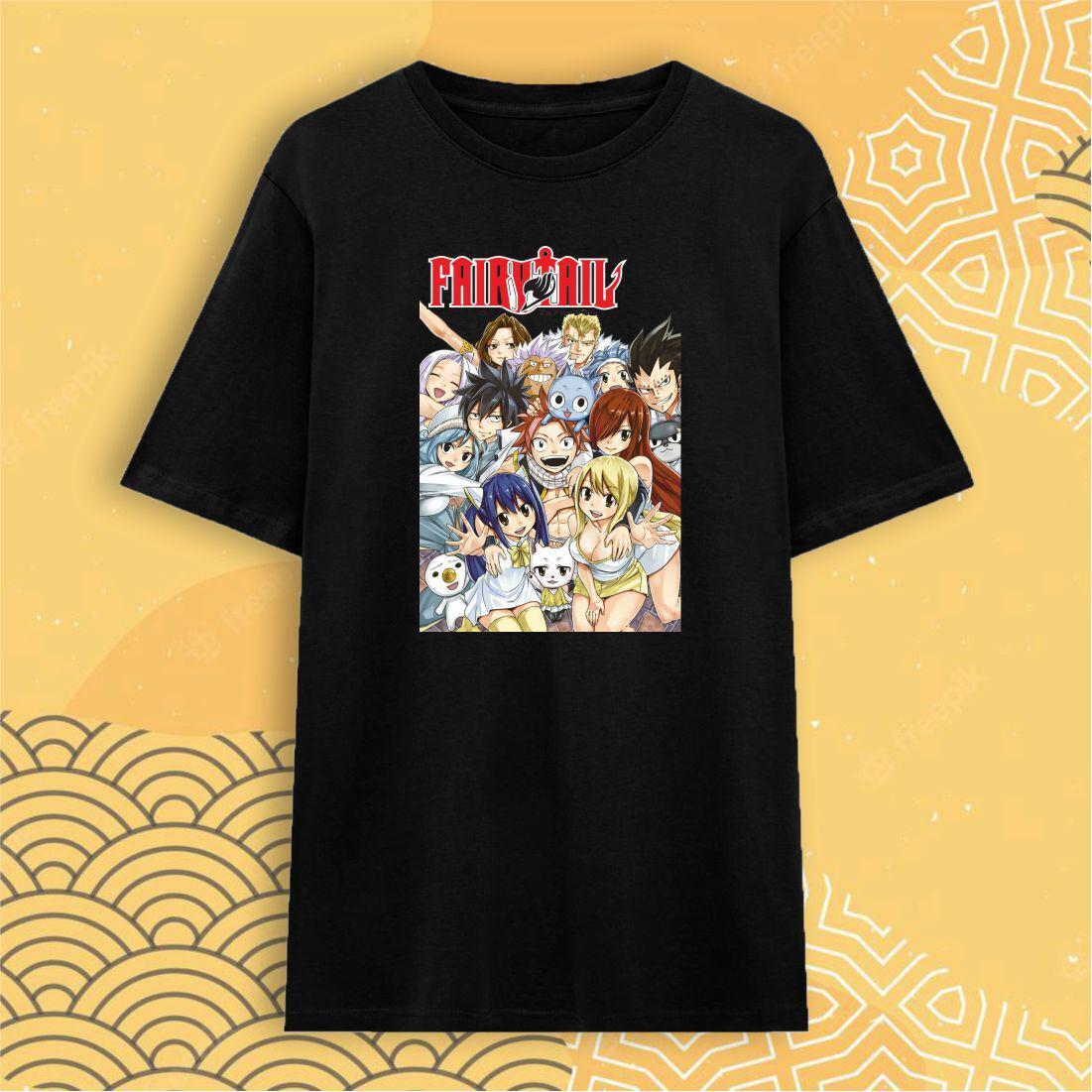 Футболка "Фейри Тейл (Fairy Tail)" Fairy Tail - Черный - XS