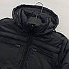 М. L. XL Чоловіча куртка Adidas з капюшоном демісезон осінь/весна чорна (Адідас), фото 8