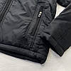 М. L. XL Чоловіча куртка Adidas з капюшоном демісезон осінь/весна чорна (Адідас), фото 5
