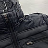 М. L. XL Чоловіча куртка Adidas з капюшоном демісезон осінь/весна чорна (Адідас), фото 6