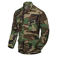 Китель US BDU военный рип-стоп лесной камуфляж вудланд Rip-Stop Woodland Camo Оригинал