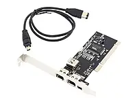 Pci firewire 4 port + cd oem card AK45