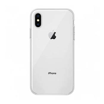 Чохол силіконовий iphone xs max (прозорий)