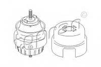 Подушка двигателя (слева) Audi:A6C6 (112353 TOPRAN)