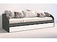 Ліжко односпальне Брайт 80*200 з ящиками (Мастер-Форм), фото 6