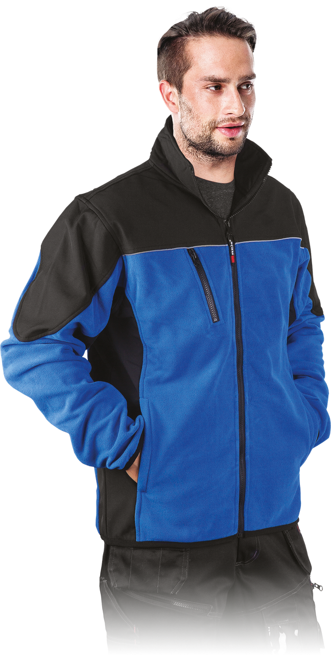 Куртка флісова REIS POLAR-SHELL NB синьо-чорна, фото 1