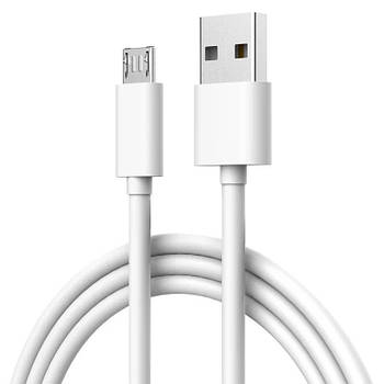 USB кабель Realme microUSB, 1м білий (оригінал)