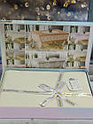 Скатертина прямокутна TM Tropik Home 150*220 Pano Lace колір кремовий