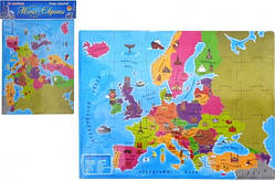 Гра на магнітах "Карта Європи", 40*30 см, ARTOS Games, Україна