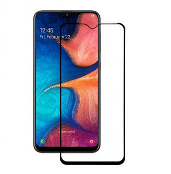 Скло samsung a205/m107 galaxy a20/m10s 2019 (0.3 мм, 4d arc люкс) black