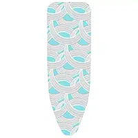 Чохол змінний для прасувальної дошки з поролоновою підкладкою 110x30см (розмір С) сіро-блакитний